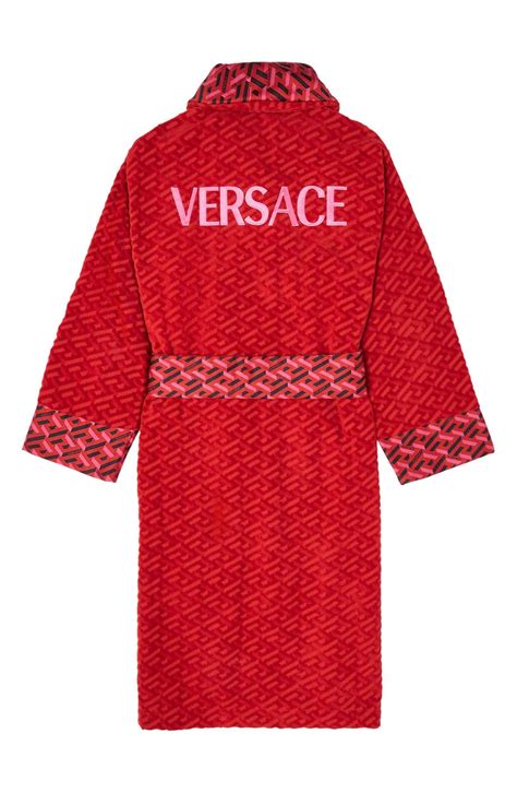 versace red bathrobe|versace bathrobe nordstrom.